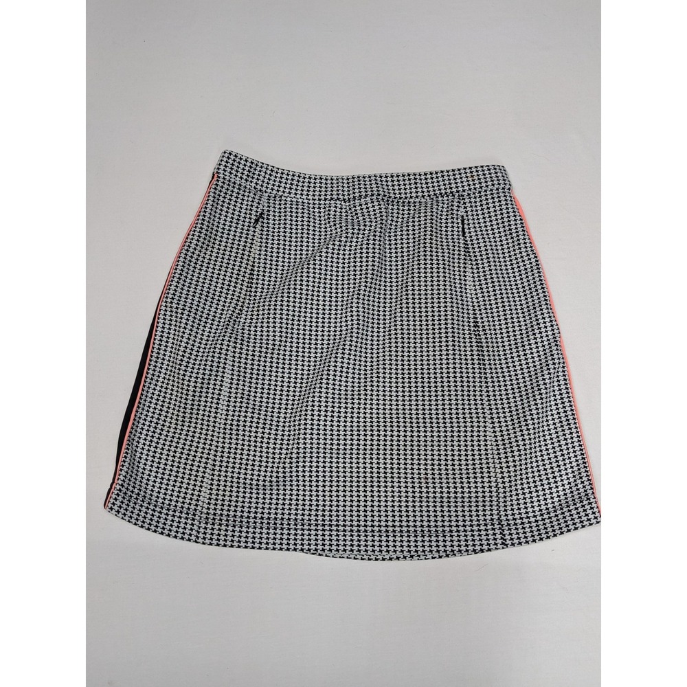 Tail Tech Performance Houndstooth Golf Skort Black White‎ Coral Small 73A-472